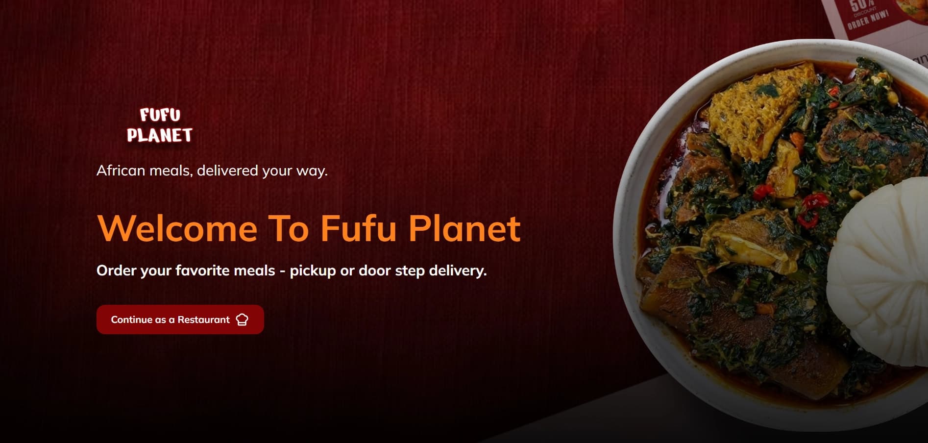 Fufu Planet admin platform banner